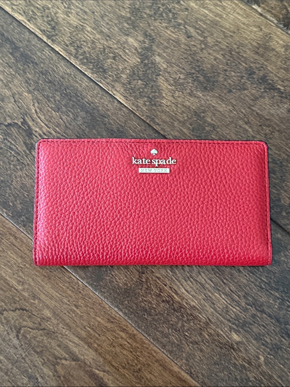 kate spade Red Leather Wallet